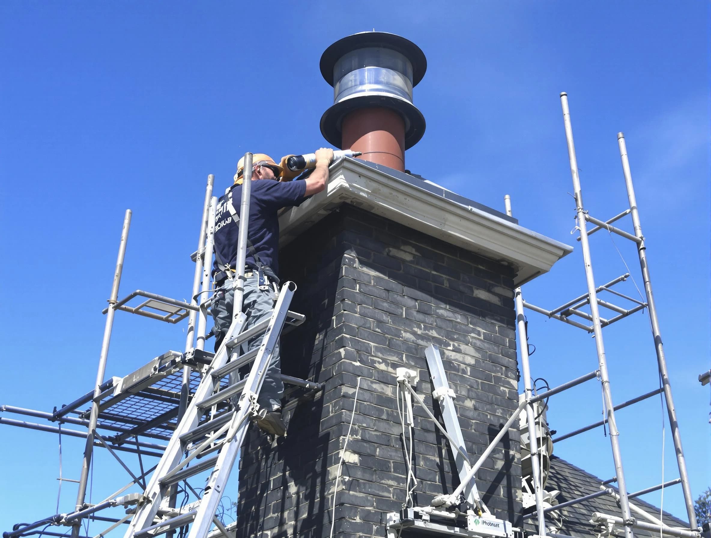 Sturdy chimney crown finished by Spring Hill Chimney Sweep in Spring Hill, TN