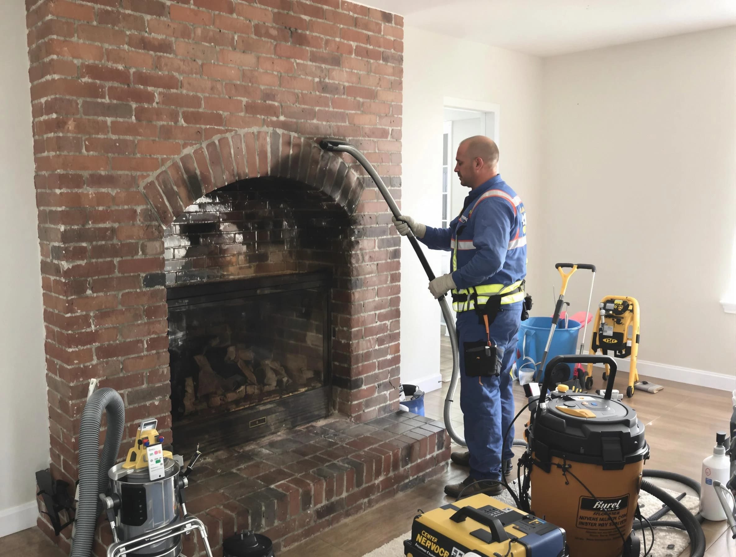 Spring Hill Chimney Sweep expert performing detailed chimney sweep in Spring Hill, TN