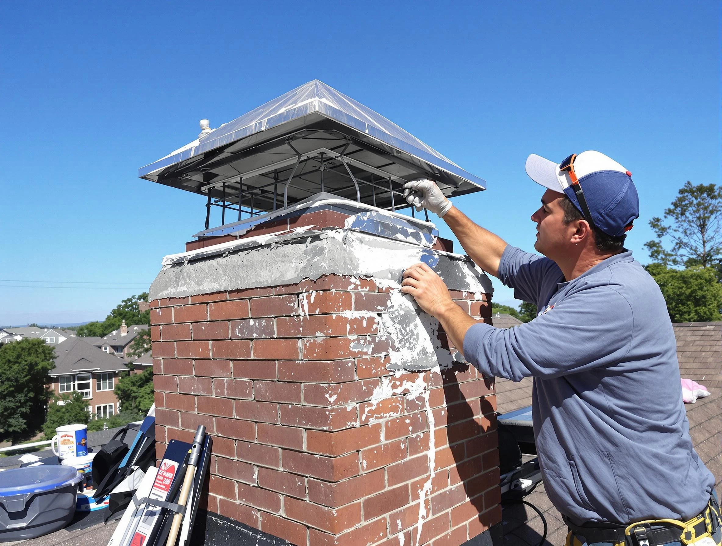 Chimney Crown Services in Spring Hill