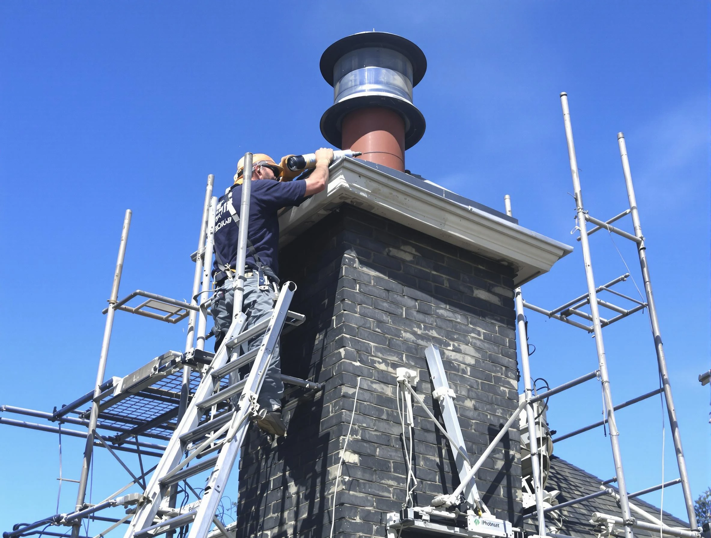 Sturdy chimney crown finished by Spring Hill Chimney Sweep in Spring Hill, TN