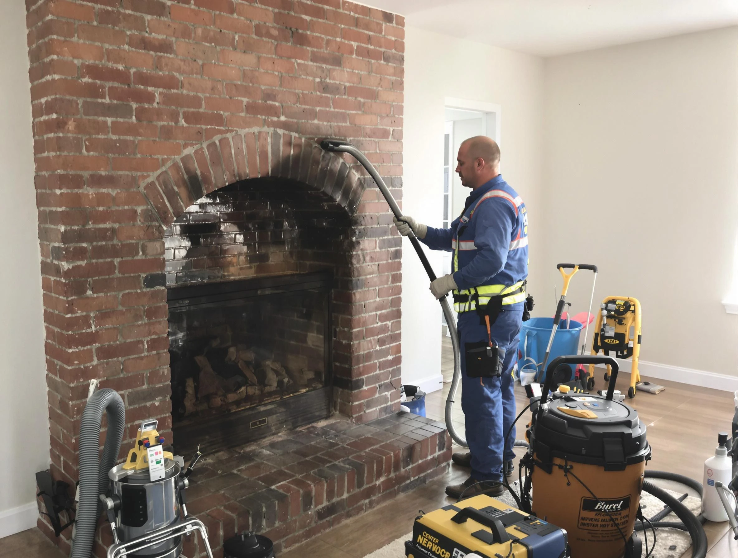 Spring Hill Chimney Sweep expert performing detailed chimney sweep in Spring Hill, TN