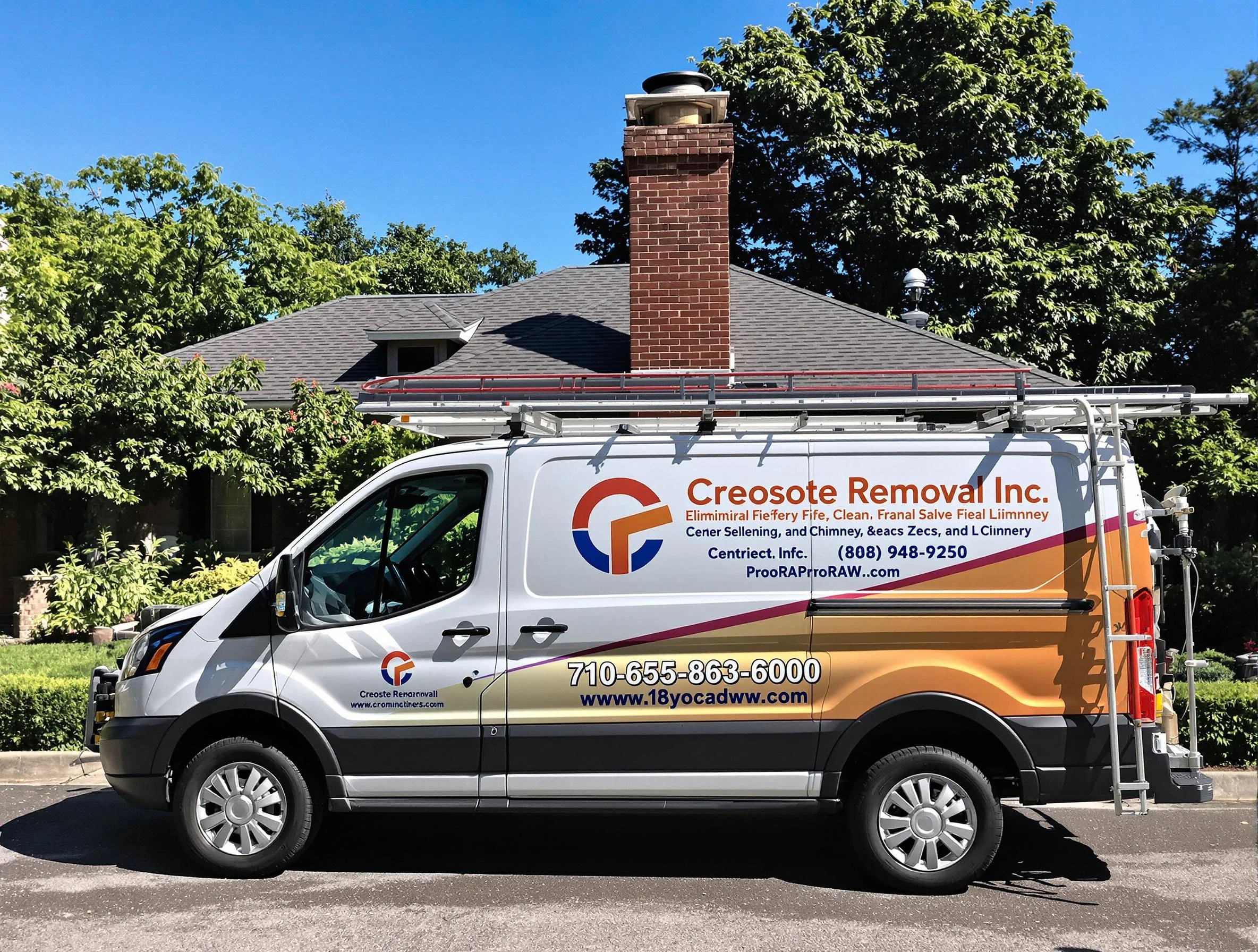 Spring Hill Chimney Sweep technician removing creosote safely in Spring Hill, TN